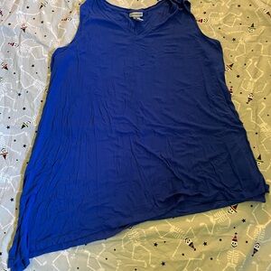 Catherine’s Women’s Royal Blue Shirt Sleeveless Size 3X 26/28W
